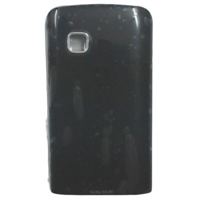Back Panel Cover For Nokia C506 Black Red - Maxbhi Com