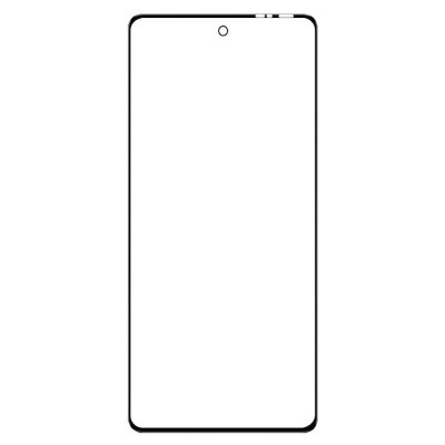 Replacement Front Glass For Tecno Camon 20s Pro 5g Black By - Maxbhi Com