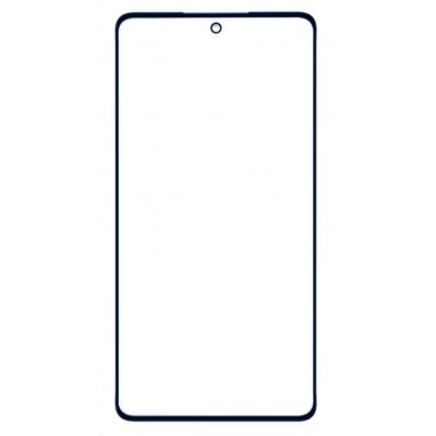 Replacement Front Glass For Samsung Galaxy M55 5g Black By - Maxbhi Com