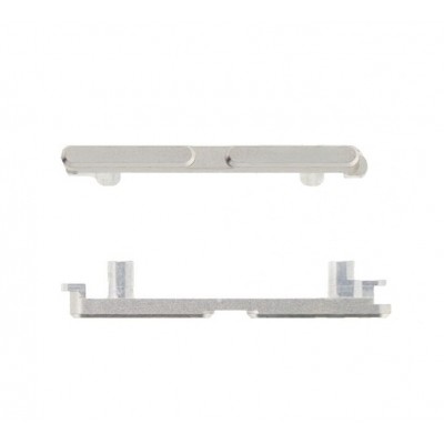 Volume Side Button Outer For Motorola Edge 50 Pro Silver By - Maxbhi Com