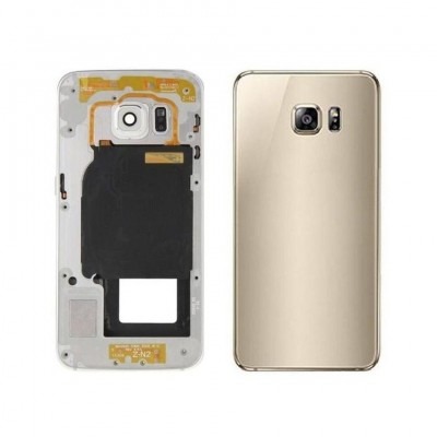 Full Body Housing For Samsung Galaxy S6 Dual Sim 32gb Gold - Maxbhi Com