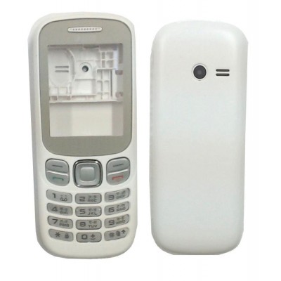 Full Body Housing For Samsung Metro B313 White - Maxbhi.com