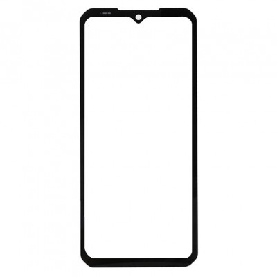 Replacement Front Glass For Doogee V30 Pro Black By - Maxbhi Com