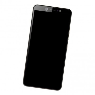 Camera Lens Glass with Frame for Itel A44 Black