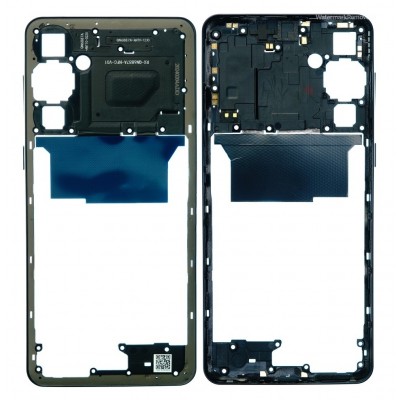 Middle Frame Ring Only For Samsung Galaxy M55 5g White By - Maxbhi Com