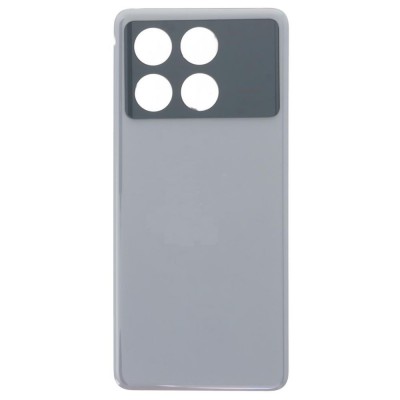 Back Panel Cover For Xiaomi Poco X6 Pro Grey - Maxbhi Com