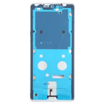 Lcd Frame Middle Chassis For Xiaomi Redmi Note 13 5g White By - Maxbhi Com