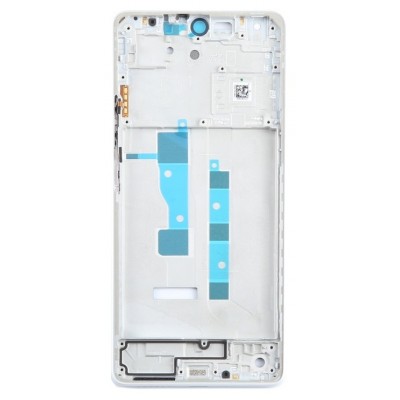 Lcd Frame Middle Chassis For Xiaomi Redmi Note 13 5g White By - Maxbhi Com