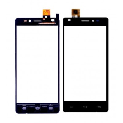 Touch Screen Digitizer For Intex Aqua Life Ii Black By - Maxbhi Com