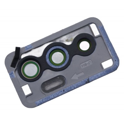 Camera Lens Glass With Frame For Vivo Y75 2022 Blue By - Maxbhi Com