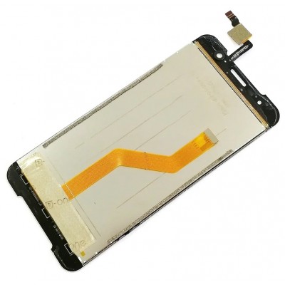 Lcd With Touch Screen For Homtom Ht37 Silver By - Maxbhi Com