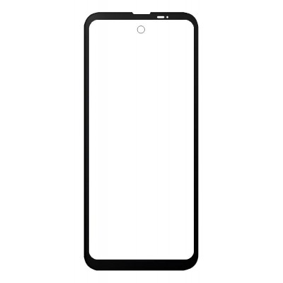 Replacement Front Glass For Blackview Bl9000 Black By - Maxbhi Com
