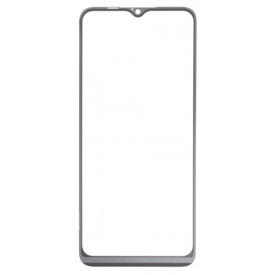 Replacement Front Glass For Realme C25y Black By - Maxbhi Com