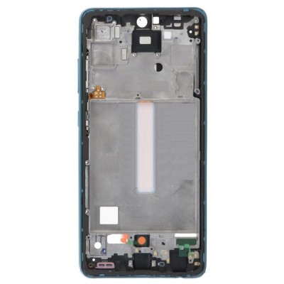 Lcd Frame Middle Chassis For Samsung Galaxy A52 Blue By - Maxbhi Com