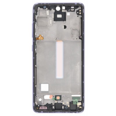 Lcd Frame Middle Chassis For Samsung Galaxy A52 Violet By - Maxbhi Com
