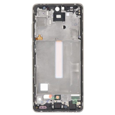 Lcd Frame Middle Chassis For Samsung Galaxy A52 White By - Maxbhi Com