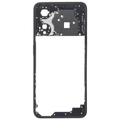 Middle Frame Ring Only For Oppo A78 Black By - Maxbhi Com