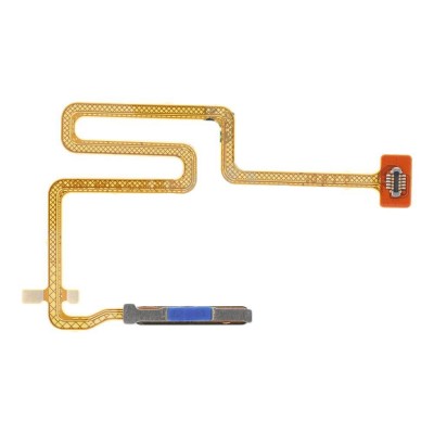 Fingerprint Sensor Flex Cable For Oppo A96 4g Black By - Maxbhi Com