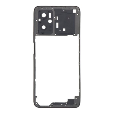 Middle Frame Ring Only For Oppo A96 4g Black By - Maxbhi Com