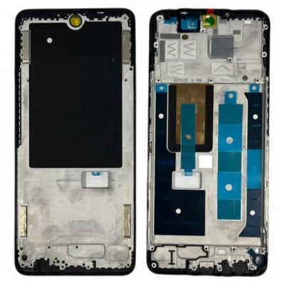 Lcd Frame Middle Chassis For Realme Narzo 70x 5g Black By - Maxbhi Com