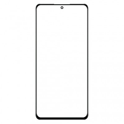 Replacement Front Glass For Realme Narzo 70x 5g Black By - Maxbhi Com