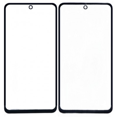 Replacement Front Glass For Vivo T3x 5g Black By - Maxbhi Com