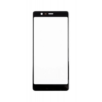 Replacement Front Glass For Nokia 5 1 Black By - Maxbhi Com