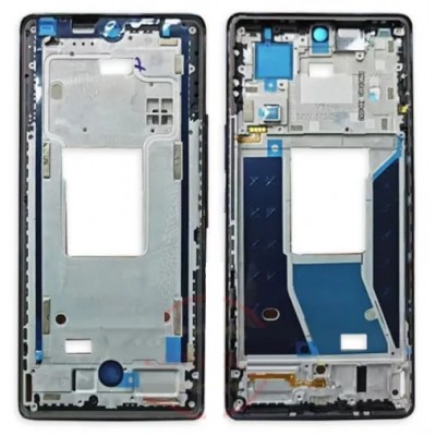 Lcd Frame Middle Chassis For Infinix Note 40 Pro Plus 5g Black By - Maxbhi Com