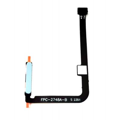 Fingerprint Sensor Flex Cable For Blackview Color 8 Blue By - Maxbhi Com