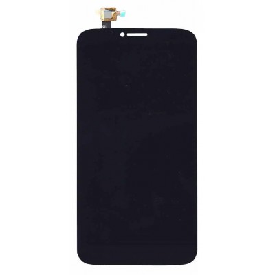 Lcd With Touch Screen For Alcatel One Touch Hero 2 Black By - Maxbhi Com