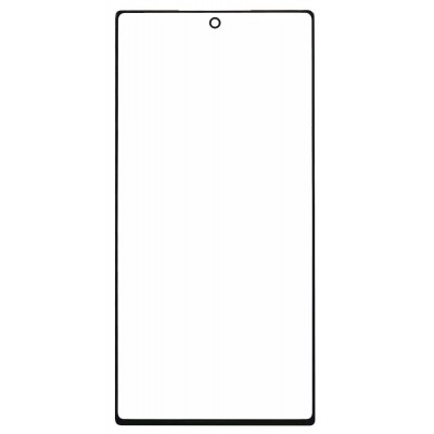 Replacement Front Glass For Samsung Galaxy Note 10 Plus Black By - Maxbhi Com