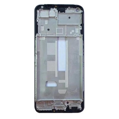 Lcd Frame Middle Chassis For Realme Narzo 30 5g Black By - Maxbhi Com