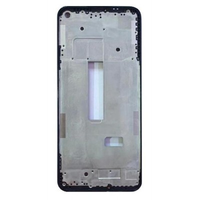 Lcd Frame Middle Chassis For Realme Narzo 30 5g Black By - Maxbhi Com