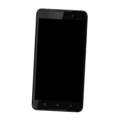 Camera Lens Glass with Frame for Wiko Robby 2 Black