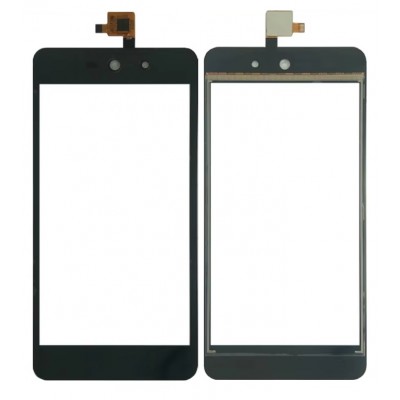 Touch Screen Digitizer For Micromax Canvas Selfie Lens Q345 Black By - Maxbhi Com
