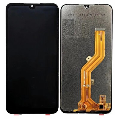 Lcd With Touch Screen For Itel A04 Black By - Maxbhi Com