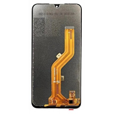 Lcd With Touch Screen For Itel A04 Black By - Maxbhi Com