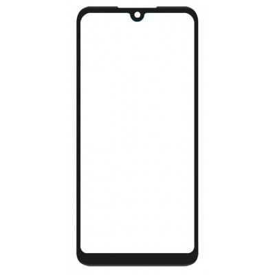 Replacement Front Glass For Itel A04 Black By - Maxbhi Com