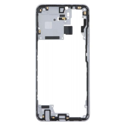 Middle Frame Ring Only For Xiaomi Poco M5s White By - Maxbhi Com