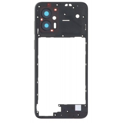 Middle Frame Ring Only For Motorola Moto G53 5g Black By - Maxbhi Com