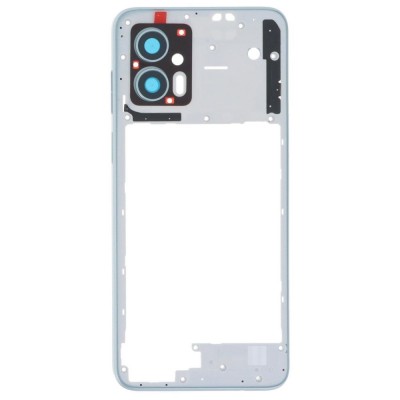 Middle Frame Ring Only For Motorola Moto G53 5g White By - Maxbhi Com