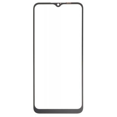 Replacement Front Glass For Realme C3 Black By - Maxbhi Com