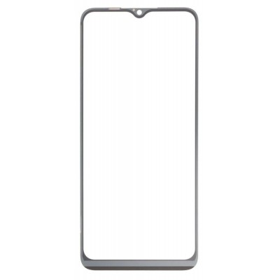 Replacement Front Glass For Realme C3 Black By - Maxbhi Com