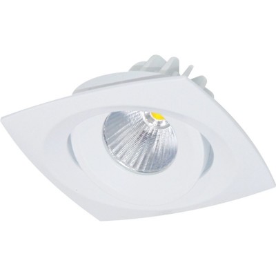 10 Watt LED Elegent Square COB Down Light - 130 mm, White