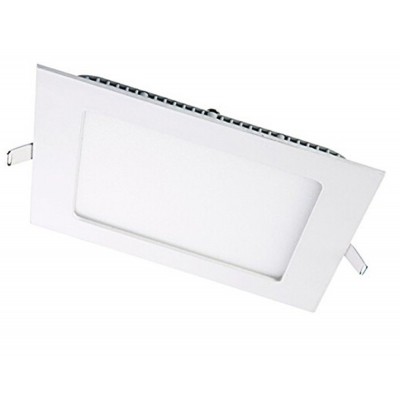 12 Watt LED Elite Square Panel Down Light - 150 mm, White