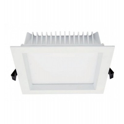 24 Watt Square LED Down Light - 195 mm, White