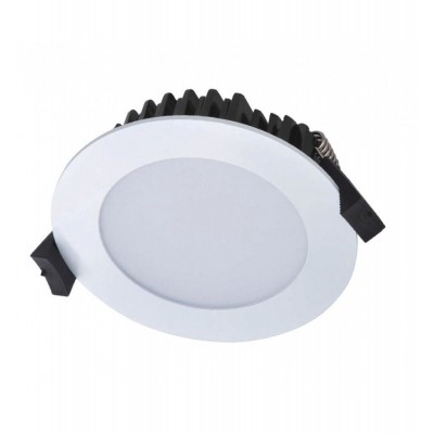 7 Watt LED Waves Round Down Light - 97 mm, White