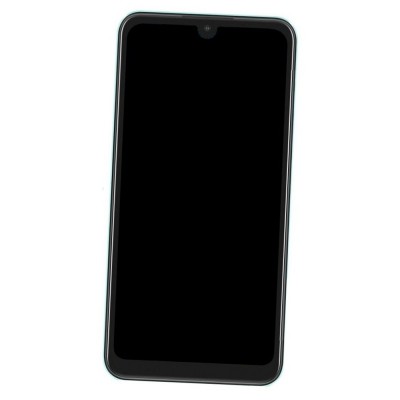 Camera Lens Glass with Frame for Itel A04 Black