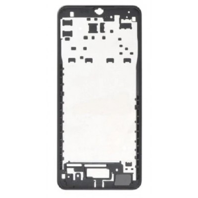 Lcd Frame Middle Chassis For Samsung Galaxy M04 Black By - Maxbhi Com