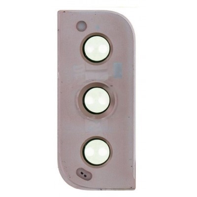 Camera Lens Glass With Frame For Samsung Galaxy S22 Plus 5g Pink Gold By - Maxbhi Com